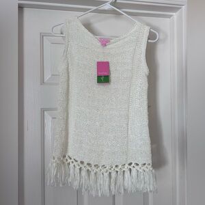 Lilly Pulitzer White Luca Sweater